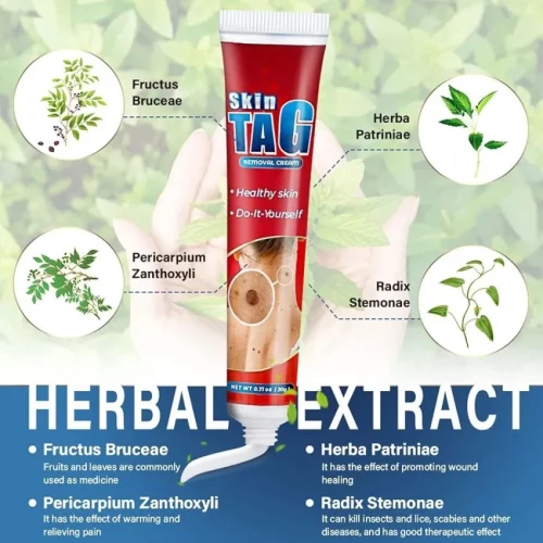 Sumifun Body Care Cream Effective Wart, Skin Tag & Mole Removal | Genital Wart Treatment | 100% Herbal Ointment